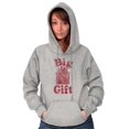 thumbnail image 3 of Funny Big Wrapped Christmas Present Unisex Plus Fleece Graphic Hoodie Brisco Brands 3X, 3 of 5