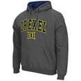 thumbnail image 2 of Men's Colosseum Charcoal Drexel Dragons Arch and Logo Pullover Hoodie, 2 of 3