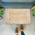 thumbnail image 4 of MOHIL DECOR Natural Fiber Collection Farmhouse Braided Off-White Braided Area Rugs, 15 x 22, Reversible, 4 of 11