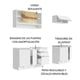 thumbnail image 4 of Cocina Integral Completa Modular Madesa Glamy 200cm Blanco 09, 4 of 10