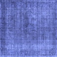 thumbnail image 1 of Ahgly Company Machine Washable Indoor Square Oriental Blue Industrial Area Rugs, 7' Square, 1 of 4