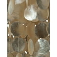 thumbnail image 3 of Kouboo Round King Size Chandelier with Round Capiz, Pendant Lighting For Dining Room, Modern Gold Ceiling Light for Kitchen, Champagne, 3 of 8