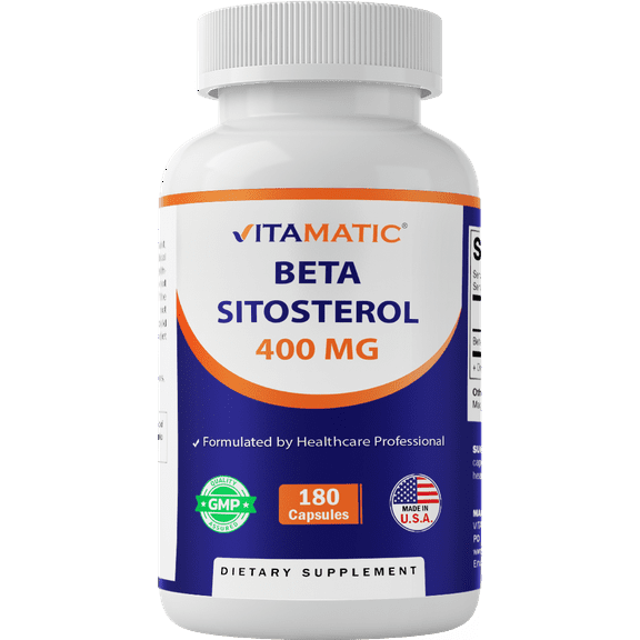 Vitamatic Beta Sitosterol Complex 400 mg 180 Capsules