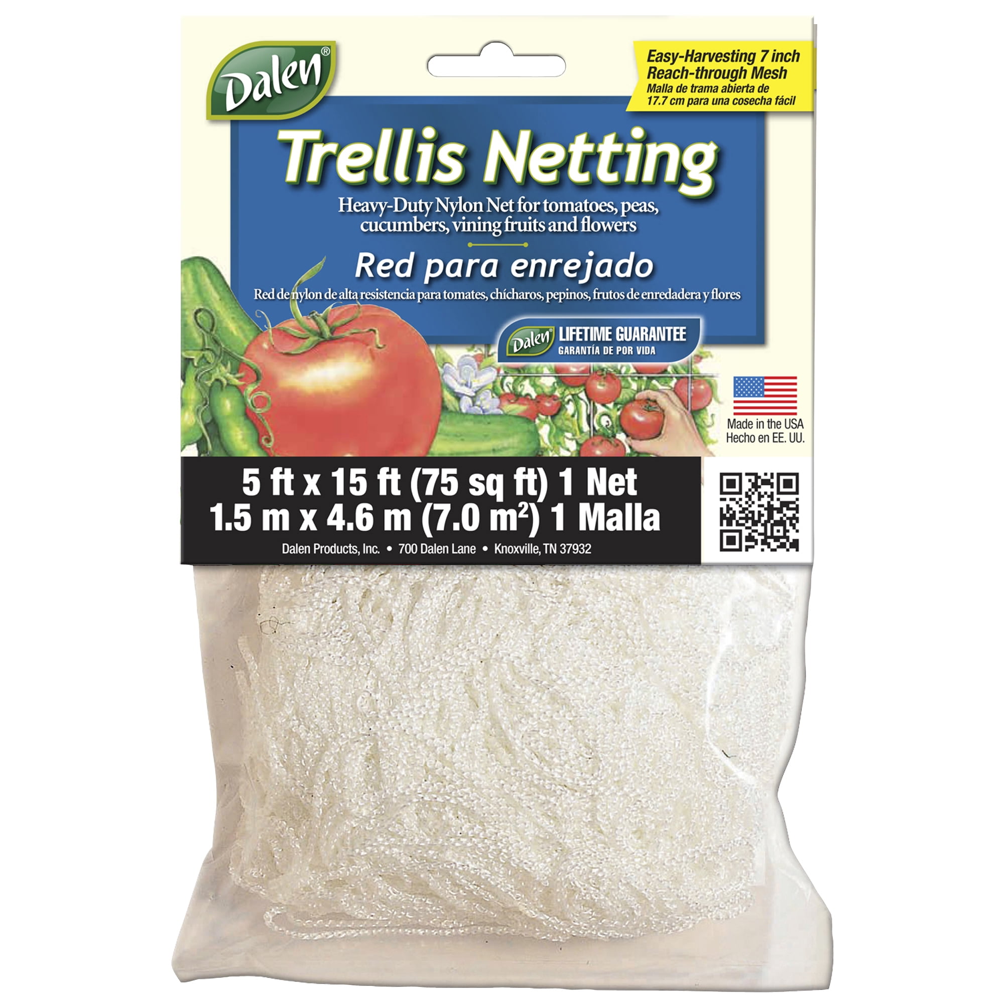 Plant Trellis Netting 5*15ft or 5*30ft Fence Climb Net Heavy-Duty Nylon Lumo-X 
