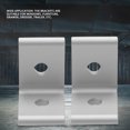 thumbnail image 5 of Corner Bracket4pcs Connector Corner Angle Corner Joint Bracket Aluminium Corner Bracket Best in its Class, 5 of 5