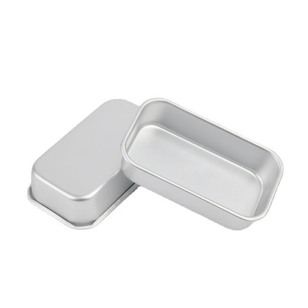 Molde para pasteles, molde para brownies, caja de ánodo de aleación de aluminio, molde rectangular para tostadas, molde para hornear para el hogar