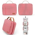 thumbnail image 4 of Jobunai Hanging Travel Toiletry Cosmetic Makeup Bag,Small Large  Make Up Capacity Cosmetics Organizer Bags for Women with 4 Compartments & 1 Sturdy Hook,Perfect for Travel/ Daily Use/ Christmas, 4 of 6