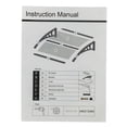 thumbnail image 7 of Gundir Awnings Eaves Canopy Rain Sun Protection for Door and Window Brown Board Black Holder ABS Polycarbonate Aluminum 1 Pack 40x38 in, 7 of 7