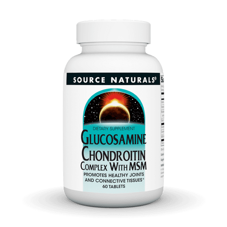 Source Naturals Glucosamine Chondroitin Complex with MSM 60 Tablets