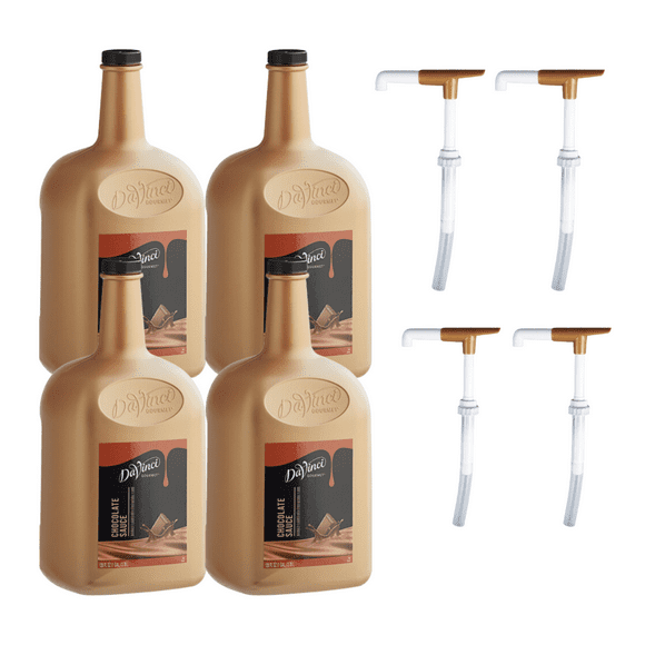DaVinci Sauce Aromatisante Chocolat Gourmet 128 fl. oz. Pompe Bonus