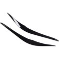 thumbnail image 2 of HELIAHO Headlight Eyebrow, 2PCS Headlight Eyebrows Left Right Quick Installation Racing Style Upgrade for 2 Series F22 F23 2015 to 2019 (Glossy Black) CJ911-49028, 2 of 8