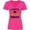 Cyber Pink, variant on Inktastic Congrats My Mommy Graduated with cap Women's V-Neck T-Shirt