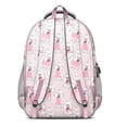 thumbnail image 3 of Doodle Poodle Image Backpack for School,Cute School Bag,Schoolbag with Adjustable Shoulder Straps & Padded Back,16.9 Inch, 3 of 5
