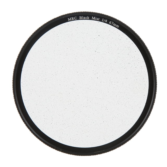 Filtro de difusión negra, Lightdow Black Diffusion 1/4 Black Mist Filtro de efecto cinematográfico Fotografía de retrato Filtro suave Innovación moderna