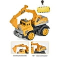 thumbnail image 6 of Momihoom Construction Excavator Toy Kids Toy Digger Truck with Electric Universal Wheel Educational Toys Gifts with Lights and Sounds for 3+ Years Old, 6 of 7
