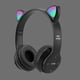 thumbnail image 5 of Gaming Headset Cat Ear Over-Ear Auriculares Stereo Bass para PC Teléfono (Negro) Ehuebsd Para estrenar, 5 of 6