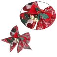 thumbnail image 5 of 8 lazos navideños, lazos para árboles de Navidad, decoración de lazos navideños (d, estilo) Bd, 5 of 5