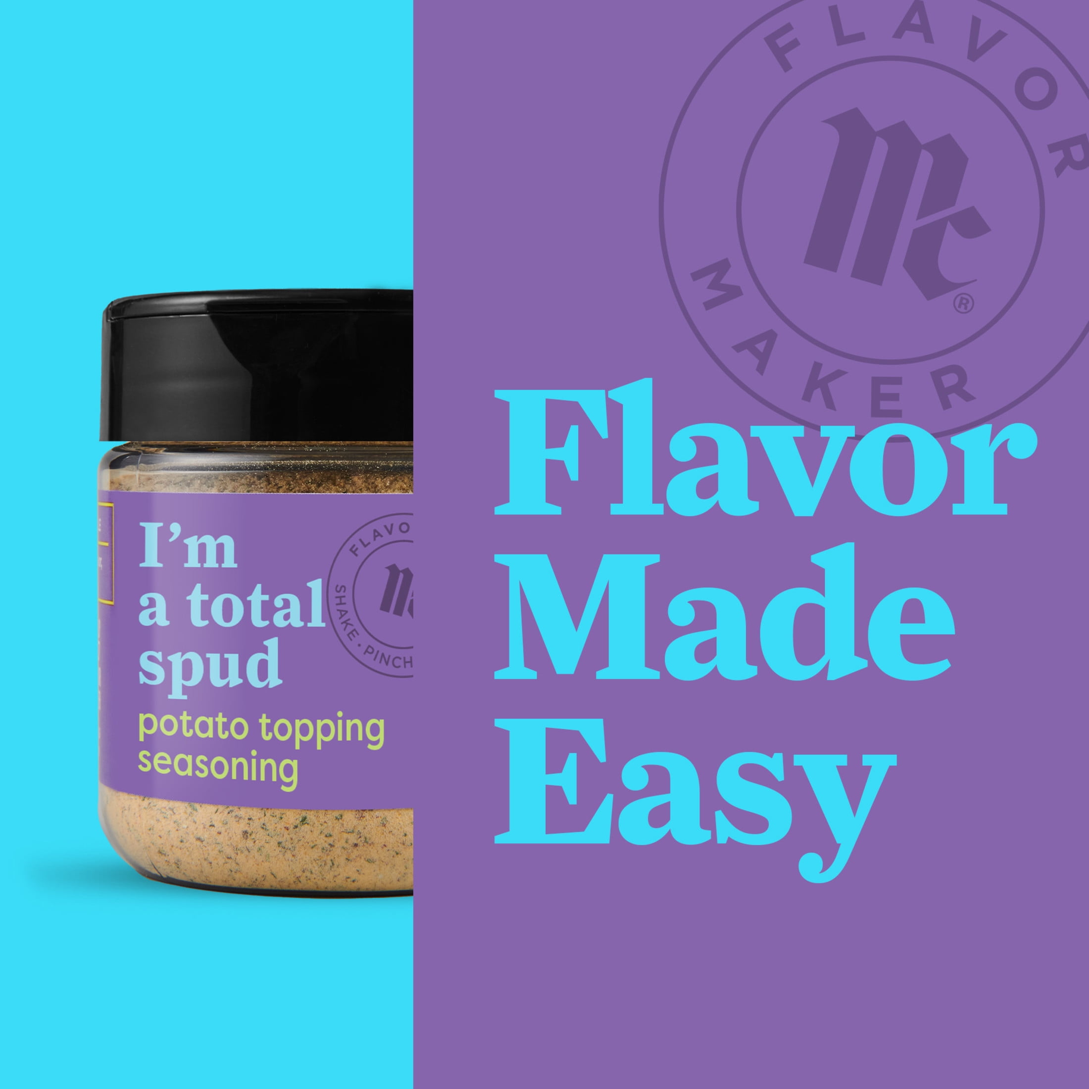 McCormick Flavor Maker Potato Topping Seasoning, 5.2 oz Bottle