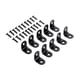 thumbnail image 5 of 10 soportes de esquina en forma de L, multifuncionales, con 20 tornillos, derecha 2 centímetros, 5 of 9
