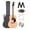 Acoustic Bundle w/ Hard Case, variant on Fender Redondo Dreadnought Acoustic Guitar - Natural Bundle with Gig Bag, Strap, Strings, Picks, and Austin Bazaar Instructional Video