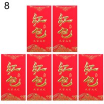6Pcs Chinese New Year Red Envelopes - Cartoon Tiger Design 2022 | Exquisite Paper Money Gift Envelopes for Kids