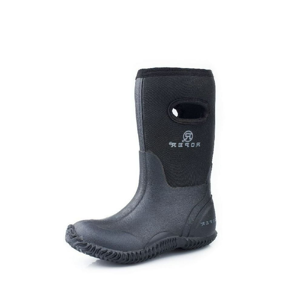 Roper Roper Outdoor Boots Boys Rubber Barn Muck Brown 090181136