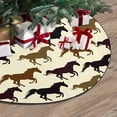 thumbnail image 3 of FMSHPON HorseSymbol of Year Xmas Christmas Tree Skirt Stand Mat for Holiday Party Decoration Indoor Outdoor 36 inches, 3 of 3