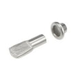 thumbnail image 4 of Soportes de estante de 5x19mm con forma de cuchara plana, en níquel, con pernos de soporte y tuercas de montaje, 50 piezas, 4 of 4