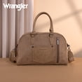 thumbnail image 3 of Wrangler Women Large Travel Duffel Bag Floral Print Weekender Handbag with Detachable Strap, Khaki, 3 of 4