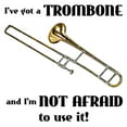 thumbnail image 3 of CafePress - I've Got A Trombone Ash Grey T Shirt - Men's Classic Graphic T-Shirt, 3 of 4