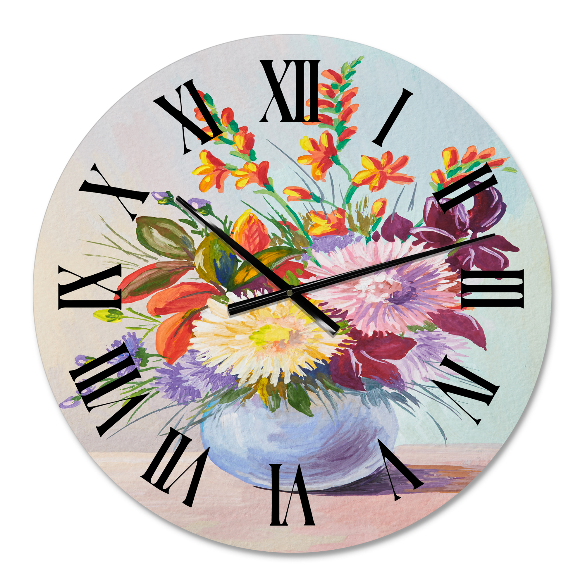 Designart 1 in Quartz Traditional Wall Clock