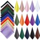 thumbnail image 1 of 15 Piezas Bufanda de Cuello Cuadrado para Mujer Pañuelo de Colores Sólidos Mezclados Envolturas para la Cabeza Bufanda Olaof Bandana, 1 of 5