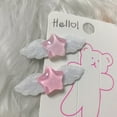 thumbnail image 6 of ROZYARD 2pcs Star Wings Hair Clip Hairpin Fashion Hair Barrettes for Women Girls, 6 of 9