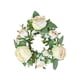 thumbnail image 2 of Fiudx Guirnalda Navideña con Velas Decorativas, Diseño de Mini Corona de Rosas, Arreglo Floral Artificial, Decoración para Puerta de Entrada o Boda, Ideal Como Regalo Navideño, Tamaño 20 X 20 Cm, 1 U, 2 of 6