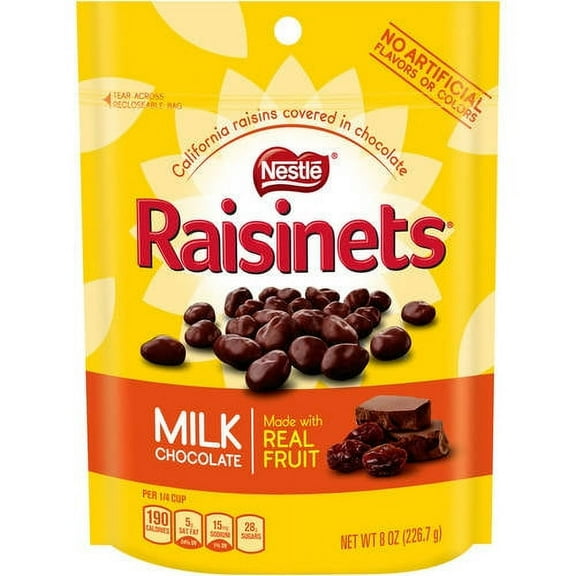 Nestle Raisinets Milk Chocolate with Covered Raisins, 8 oz.