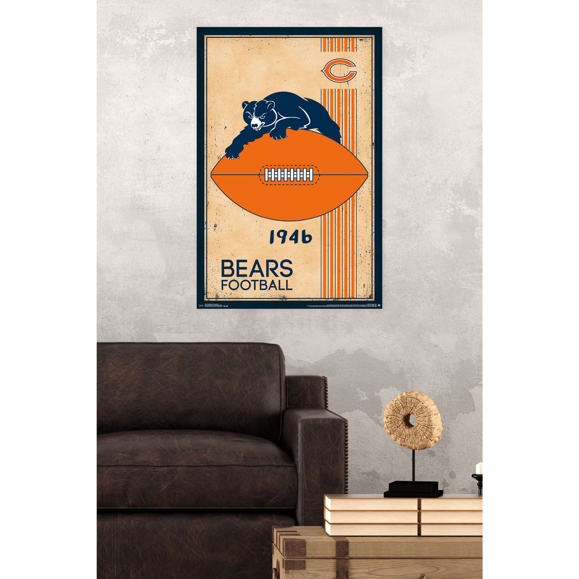 NFL Chicago Bears - Logo 21 Wall Poster, 22.375 x 34 
