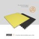 thumbnail image 3 of Tatami Piso de Hule Profesional Para Gimnasio Artes Marciales Marthing Tapete Ejercicio, Protector de Piso Maquinas de Ejercicio Facil de Colocar y Limpiar Antidezlizante Bicolor Gris / Negro, 3 of 5