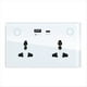 thumbnail image 1 of Enchufe Inteligente de Pared con Wifi Tuya, USB Tipo C, Enchufe Inteligente para Reino , Smart Life con Temporizador, Funciona con la Aplicación Home Enchufe del Reino B, 1 of 5
