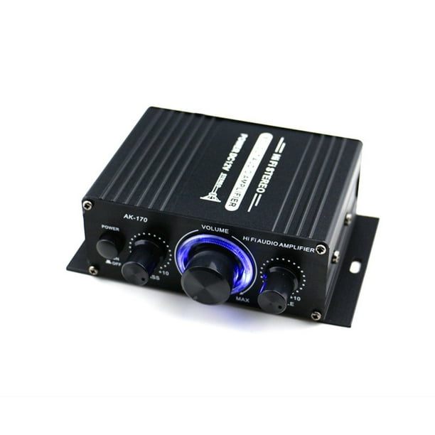 AK170 Mini Audio Power Amplifier Digital Audio Receiver AMP Dual
