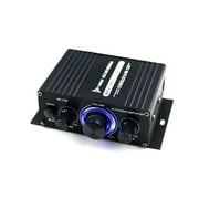 MABOTO AK170 Mini Audio Power Amplifier Digital Audio Receiver AMP Dual Channel 20W+20W Bass Treble Control for Car Home Use