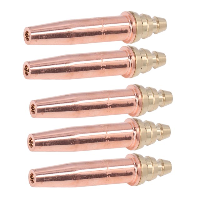 5PCS Cutting Tips Split Isobaric Cutting Tips , Welding Nozzles Gas Welding Nozzles Machine Torch Consumables