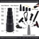 thumbnail image 2 of Kit Universal de Accesorios para Aspiradoras, Adaptador de Manguera de Plástico para Aspiradoras Húmedas y Secas de 1-1/4 Pulgadas, Accesorios para Aspiradoras., 2 of 5