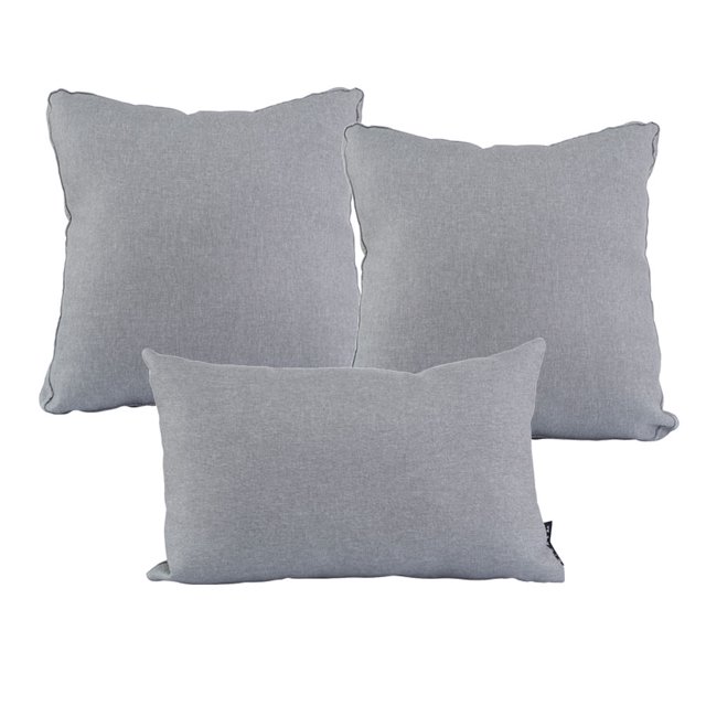 Set de 3 CojÍnes Decorativos (2 Cuadrados Grandes + 1 Rectangular) DICASA Quantum