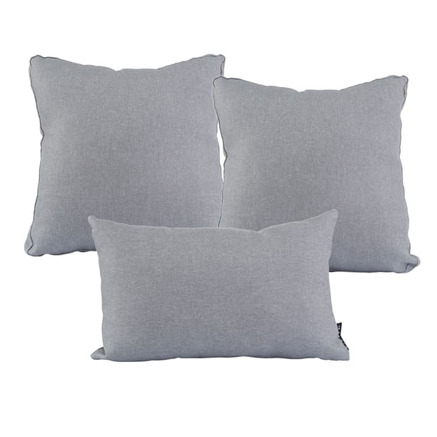Set de 3 CojÍnes Decorativos (2 Cuadrados Grandes + 1 Rectangular) DICASA Quantum