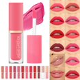 thumbnail image 2 of Rouges à Lèvres pour Femmes Mat Rouge à Lèvres Liquide Repulpeur Maquillage Pigmenté Longue Tenue Brillant à Lèvres Velours Imperméable Maquillage des Lèvres pour Filles et Femmes, 2 of 9