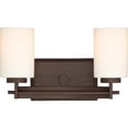 thumbnail image 1 of Quoizel Taylor Bath Fixture with 2 Lights in Western Bronze, 1 of 6