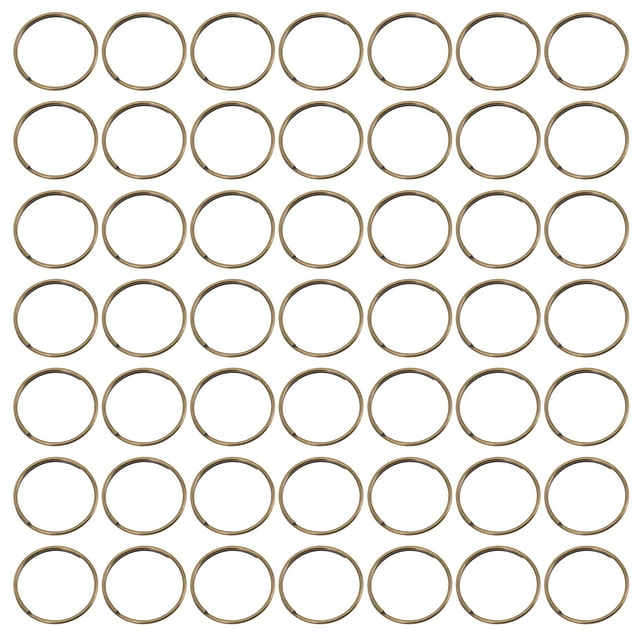 DIY Chandelier Accessory Stainless Steel Connection Ring for Crystal Drop Pendant Coffee Color 300pcs
