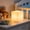 6 inch, variant on 8 inch LED Light Cube, USB Rechargeable Mood Lamp w/Remote