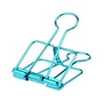 thumbnail image 1 of Wweixi 20 Pieces Paper Clip Unfading Replacement Home Office File Examination Papers Clips Desk Organizer Accessories Blue 32mm, 1 of 6