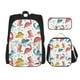thumbnail image 1 of Easygdp Dinosaur Mochila para Niños y Niñas con Set de Caja de Almuerzo y Estuche para Lápices 3 en 1, Mochila Escolar Estampada para Adolescentes, 1 of 7